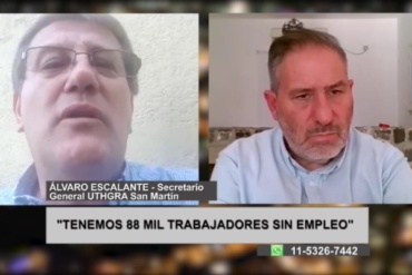 ESCALANTE: «EL GOBIERNO TIENE QUE DEJAR FUNCIONAR LA ACTIVIDAD ECONÓMICA»