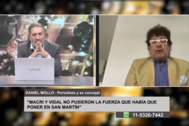 MOLLO: «NUNCA VOY A MATAR A UN AMIGO SI SE EQUIVOCA EN ALGO»