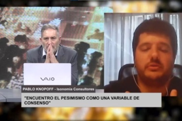 KNOPOFF: «EL ARGENTINO QUIERE UN 2003, NO UN 2001»