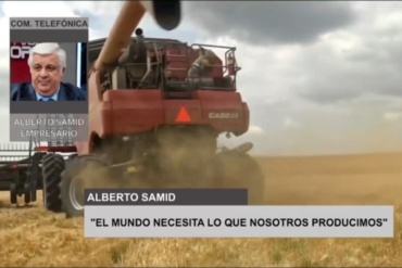 SAMID: «ESTAMOS VIVIENDO ECONOMICAMENTE PUEDE SER EL MEJOR MOMENTO DE LA HISTORIA DE ARGENTINA»