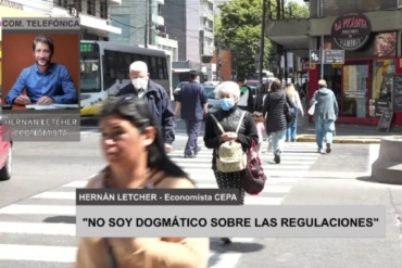 LETCHER: «NO SOY DOGMATICO SOBRE LAS REGULACIONES»