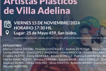 MUESTRA COLECTIVA DE ARTISTAS PLASTICOS DE VILLA ADELINA