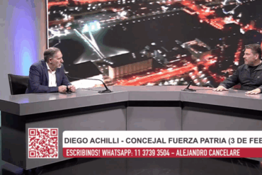 DIEGO ACHILLI : CONCEJAL DE 3 FEBRERO (FP)